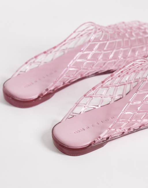 ASOS DESIGN – Lennox – Różowe gumowe klapki, 3 z 4