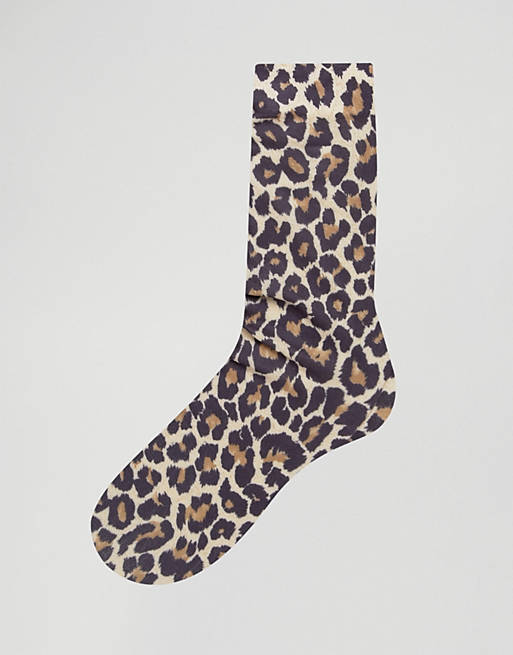 And so on Multiple Notorious ASOS DESIGN leopard print ankle socks | ASOS