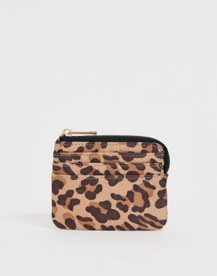 animal print coin purse