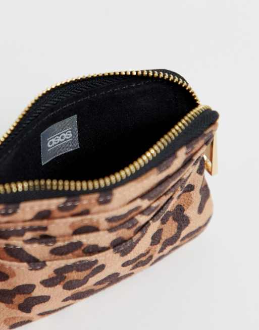 Leopard print best sale clutch bag asos