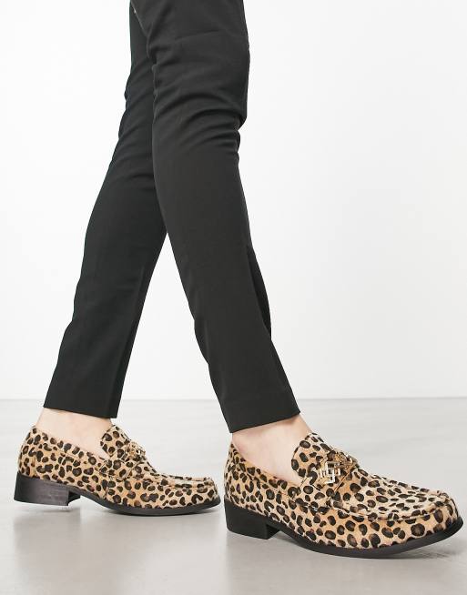 Leopard print pony hair on sale shoes