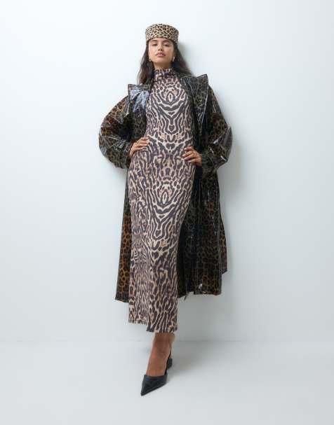 ASOS DESIGN leopard print maxi dress - view 1