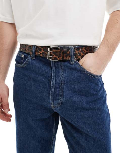 ASOS DESIGN – Leopardmönstrat skärp med detaljer - view 1