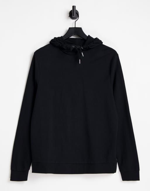 ASOS DESIGN - Let hættetrøje i sort - BLACK
