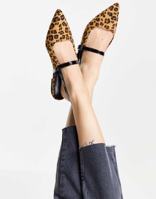 Asos on sale leopard flats