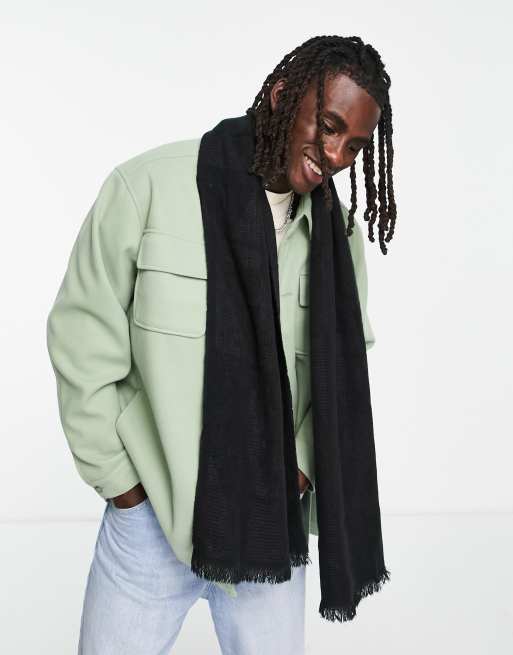 ASOS DESIGN - Lichte sjaal in zwart