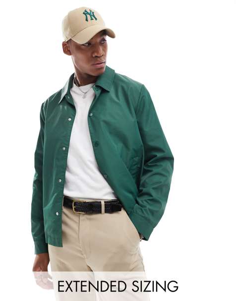 ASOS DESIGN - Lichtgewicht Harrington jack in groen - view 1