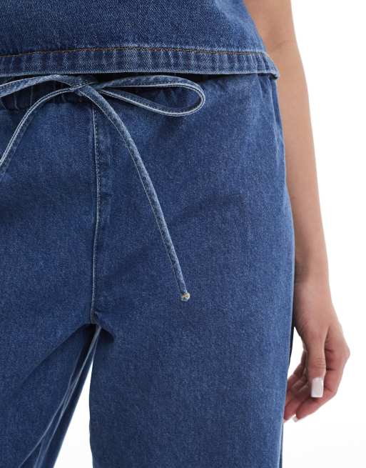 ASOS DESIGN - Lichtgewicht jeans met wijde ronde pijpen, 5 van 5