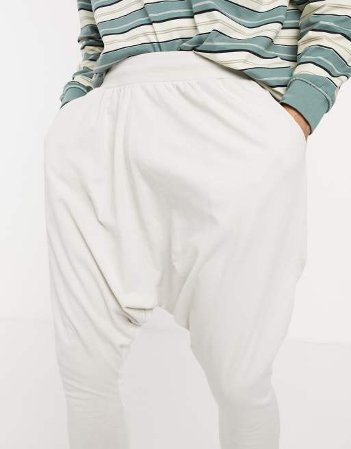 ASOS DESIGN - Lichtgewicht joggingbroek met extreem laag kruis in lichtgrijs, 3 van 4