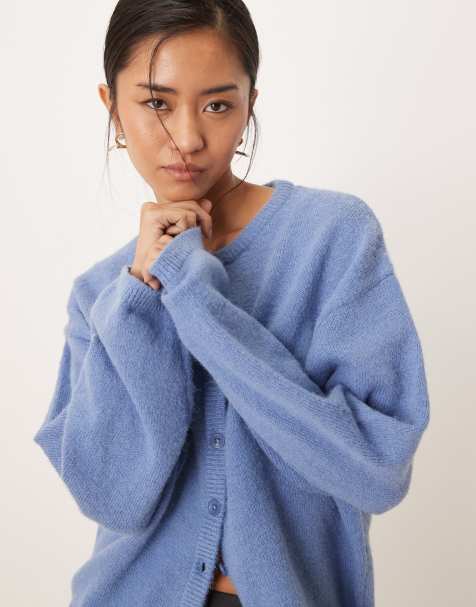 ASOS DESIGN - Lichtgewicht ruimvallend vest in blauw - view 1