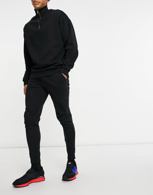 ASOS DESIGN - Lichtgewicht skinny joggingbroek in zwart, 4 van 4