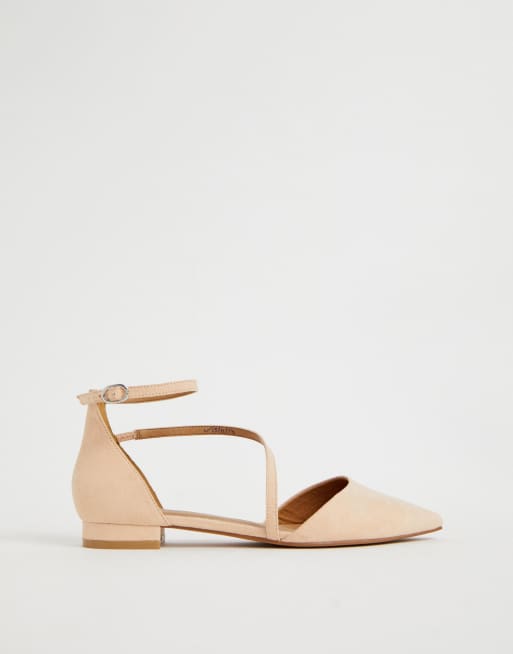 Asos design lifetime store pointed ballet flats