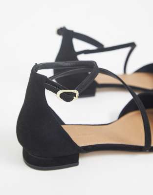 asos design lifetime pointed ballet flats