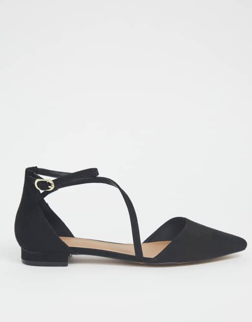 Asos design lifetime store pointed ballet flats