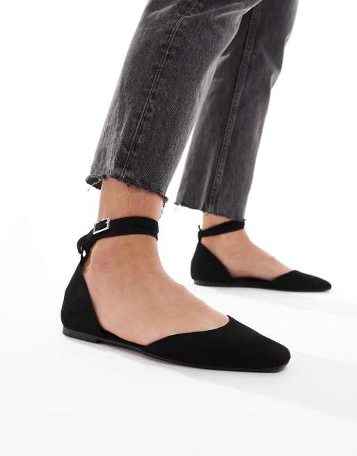 Inexpensive on sale black flats