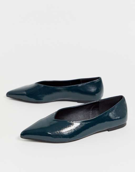 high vamp flats