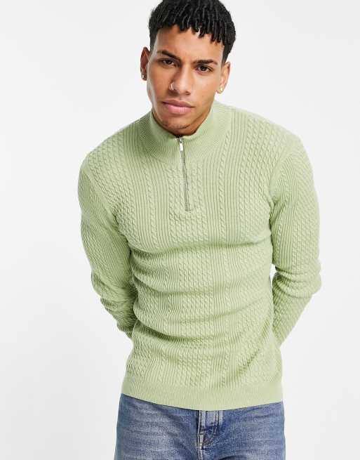 Pale green sale sweater