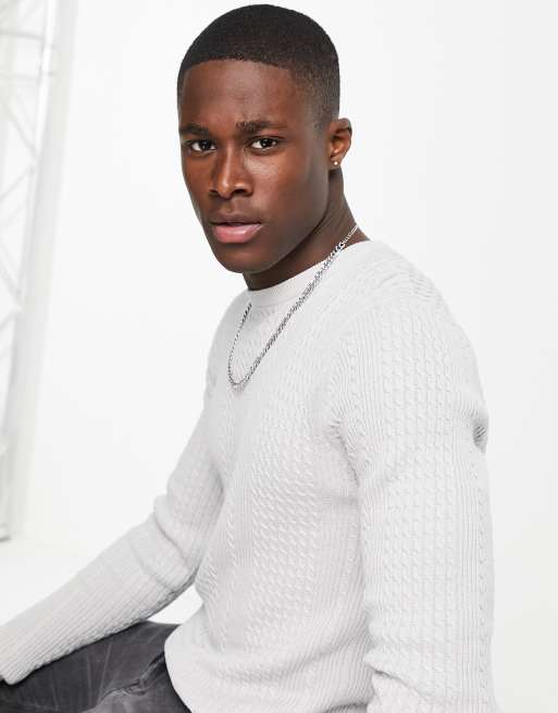 Lightweight cable knit outlet sweater