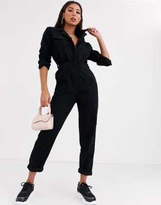 lightweight denim jumpsuit