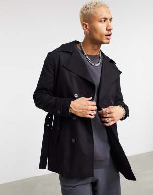 asos trench coat mens