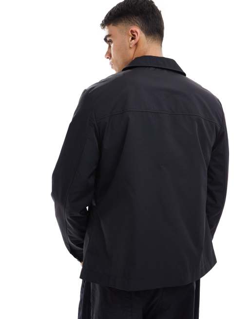 Asos design harrington jacket in black best sale