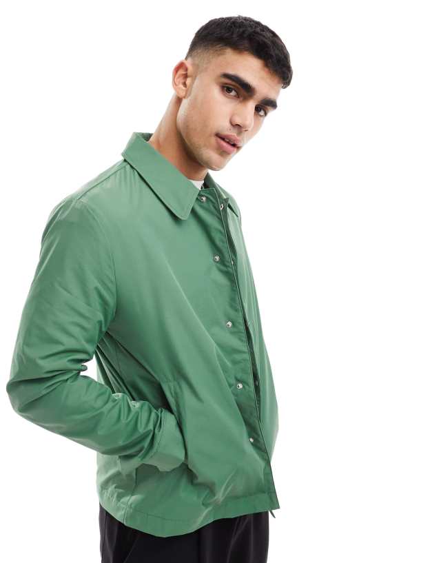 ASOS DESIGN - lightweight harrington jacket in green