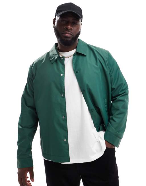 ASOS DESIGN lightweight harrington jacket in green ASOS