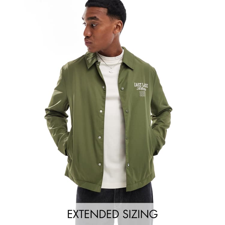 COTTON ZIP UP SWEATSHIRT Cra wallonieShops DESIGN lightweight harrington jacket Jeans with back print in green Cra wallonieShops