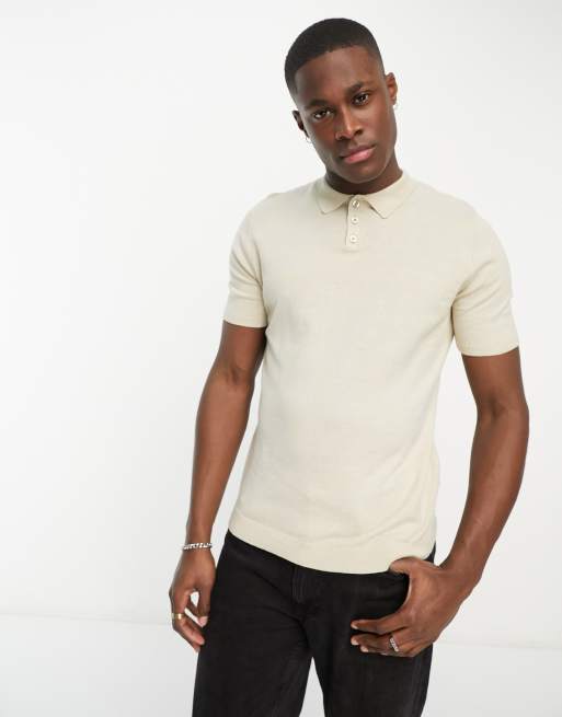 Asos knitted polo hotsell