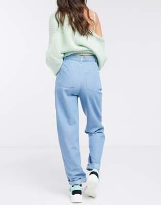 lightweight mom jeans