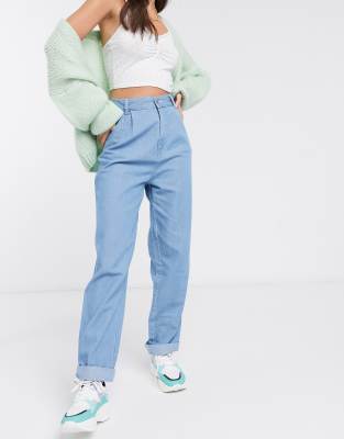 lightweight mom jeans