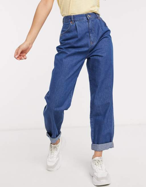 Jeans with hot sale pleats