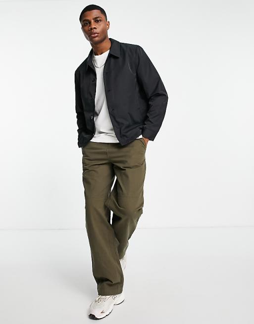 ASOS DESIGN lightweight nylon coach jacket in black | ASOS ASOS DESIGN lightweight nylon coach jacket in black | ASOS