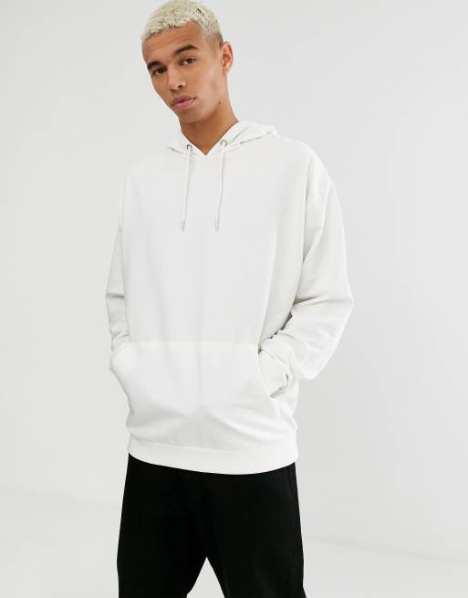 ASOS DESIGN lightweight oversized hoodie in white ASOS