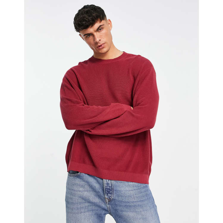 Red store sweatshirt asos