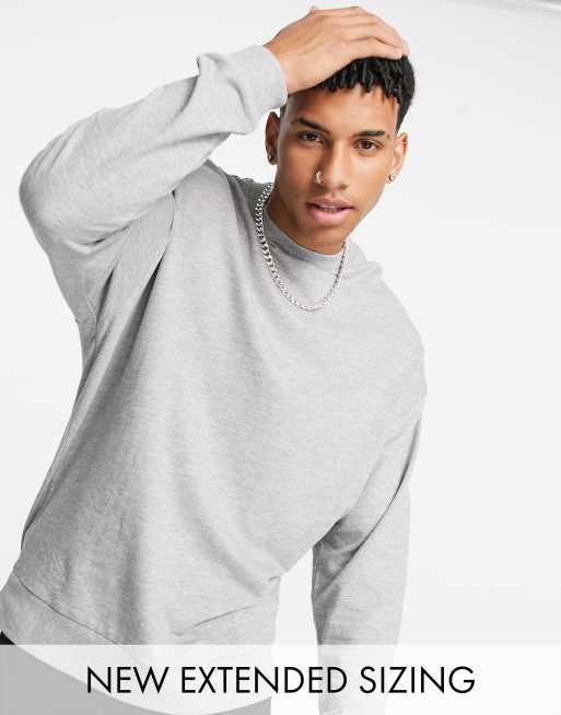 Asos hot sale grey sweatshirt