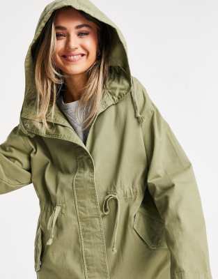 asos design lightweight parka