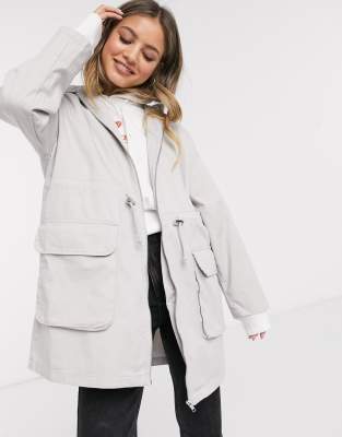 white parka coat womens