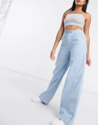 lightweight pull on jeans