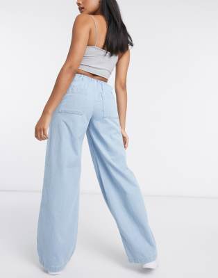 lightweight pull on jeans