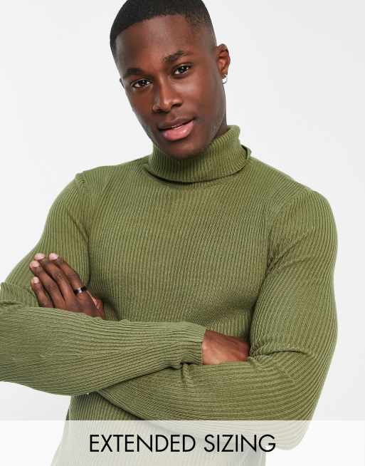 Asos mens roll outlet neck