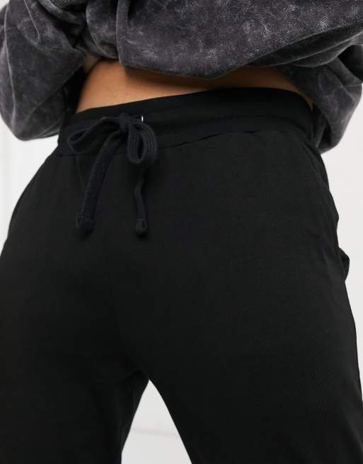 Girls skinny black joggers hot sale