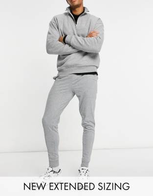 skinny grey tracksuit