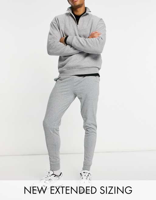 Grey store skinny tracksuit