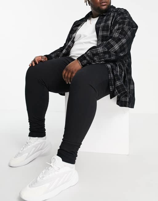 ASOS DESIGN lightweight skinny sweatpants in black, 2 of 4