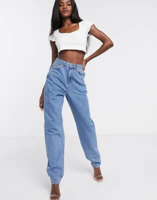 lightweight mom jeans