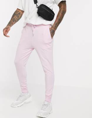 pastel pink joggers