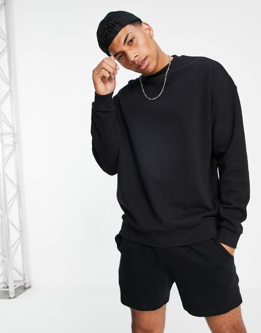 Lightweight on sale black sweatshirt