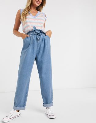 lightweight blue jeans