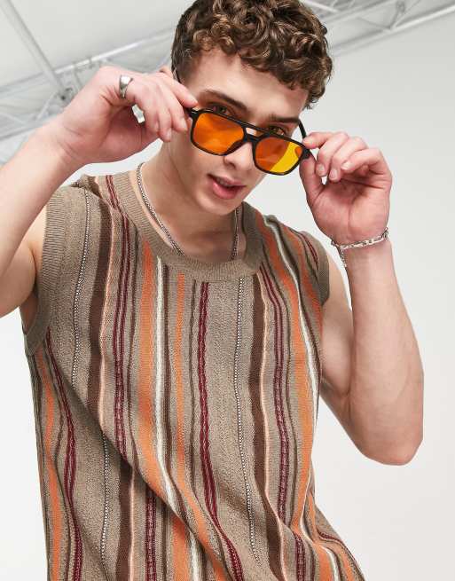 ASOS DESIGN lightweight textured vest